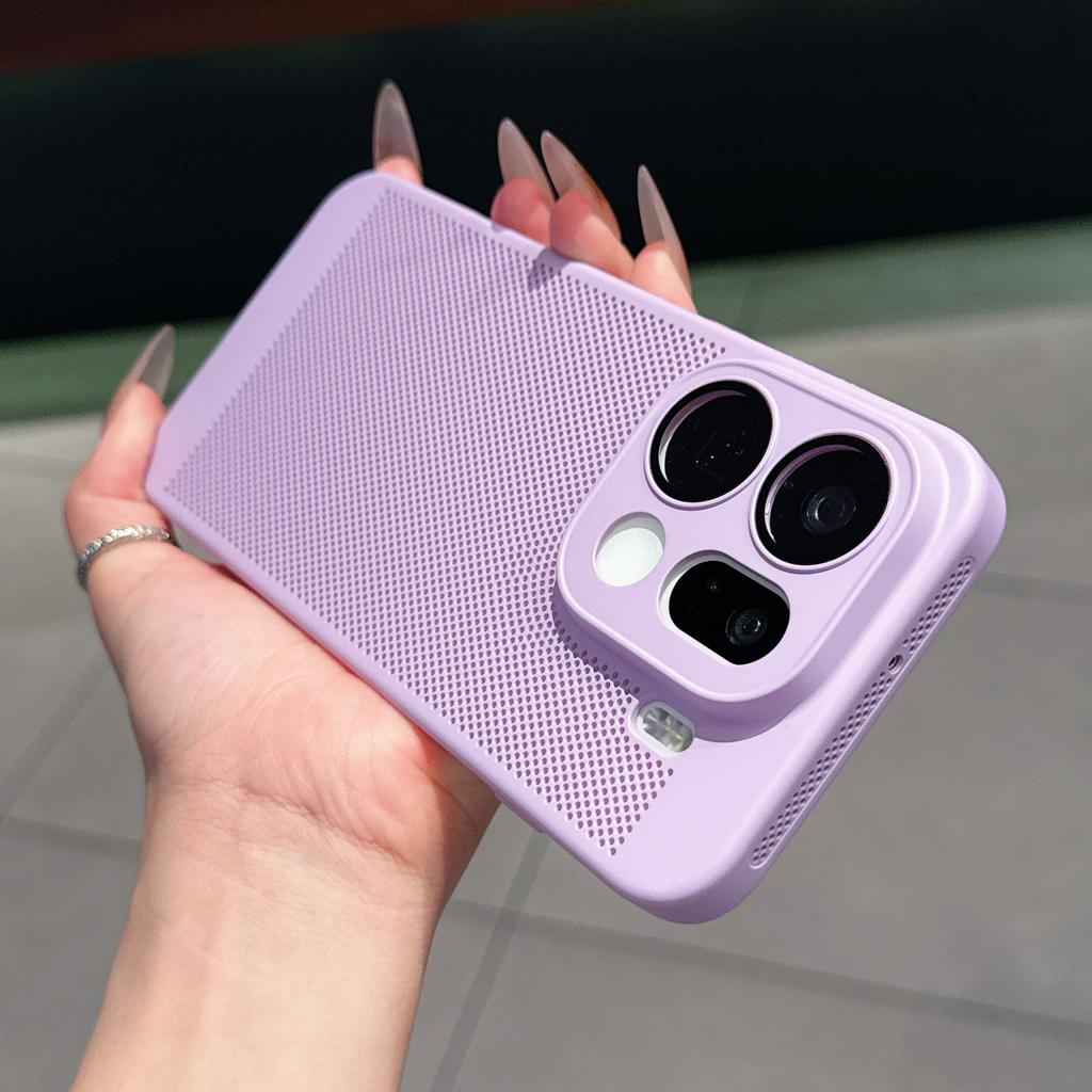 Für OPPO Find X9 Pro Hitzableitung Harte Handyhülle für OPPO Find X 9 FindX9pro Kühlende Wabenstruktur PC-Abdeckung Hüllen Schale