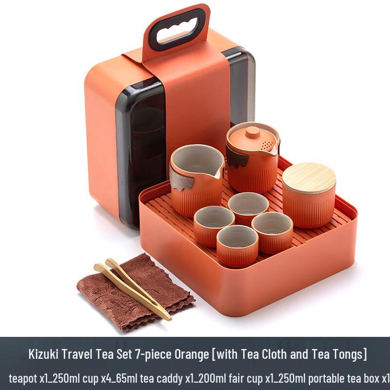 

Portable Ceramic Travel Tea Set