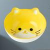 Tigela Infantil Cerâmica Fofa Formato de Animal Desenho Animado Tigelas de Arroz Reutilizáveis Louça de Mesa para Servir Sopa Cereal Massa Sorvete Gato