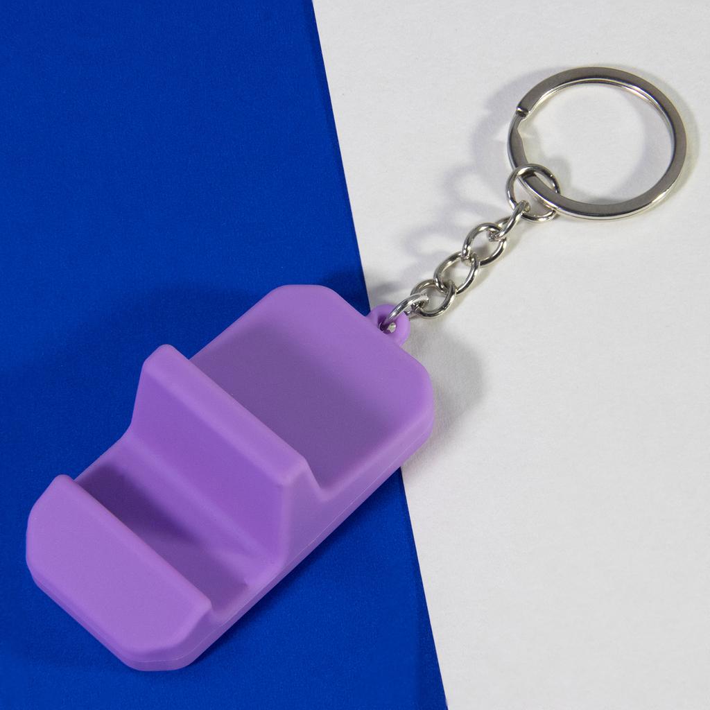 Stojany na telefon Mini přenosný líný držák na telefon s přívěskem na klíče Stojan na telefon Univerzální