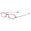 New Women Men Portable Folding Reading Glasses Keychain Radiation Anti Blue Light Eyewear Glasses With Storage Bag +1.0 To +4.0