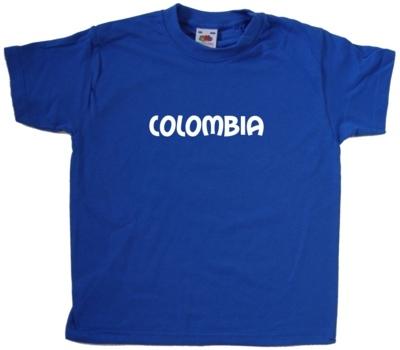 Colombia text Kids T-Shirt