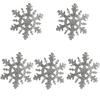 Snowflake Barrettes Studded Christmas Glitter Elegant Snowflake Hair Clip Christmas for Women, Snowflake
