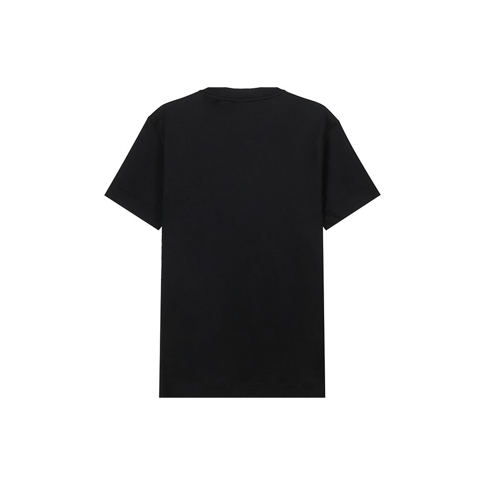 Emporio Armani FW21 Logo Print Casual Crew Neck Short Sleeve T-Shirt Men Tops Black 6K1T62-1JUVZ-0999