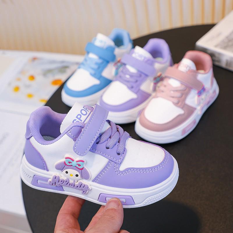 Breathable Lightweight Cartoon Toddler Skate Shoes - Soft Sole, Comfortable Low-Top Baby Walker Casual Shoes for Girls