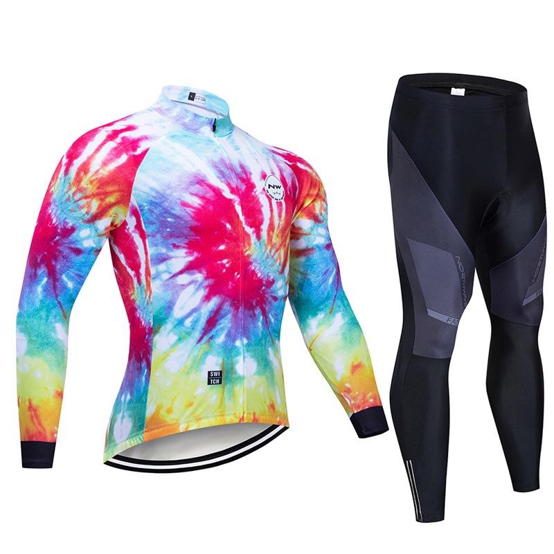 

2026 Cycling Clothing Spring/autumn Winter Long Sleeve Set Warm and Breathable Bicycle Mountain Bike Outdoor Cycling Suit XXXXL