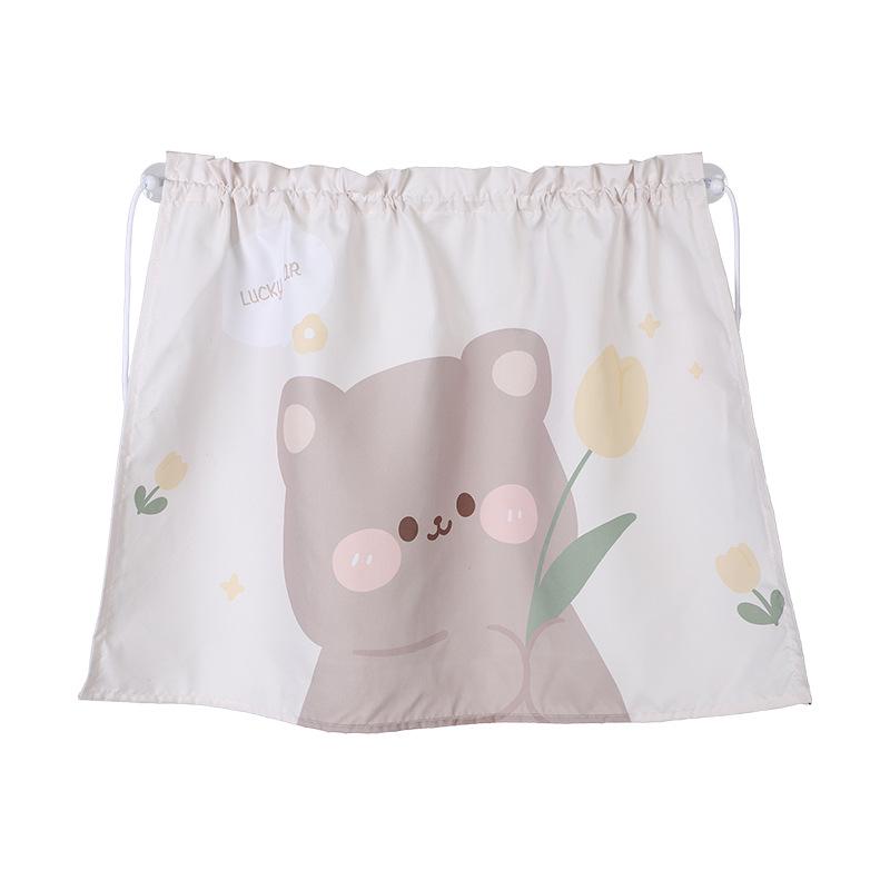 

Cute Cartoon Car Sunshade Curtains - Suction Cup Style for Heat Insulation and UV Protection.