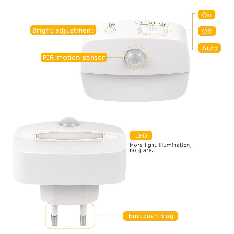 Infrared Sensing LED Night Light for Wardrobe, Kitchen, Bedroom, and Corridor