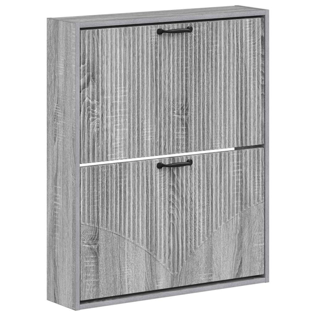 Wall Mounted Shoe Cabinet HOORN 71 x 17 x 86 cm Engineered Wood