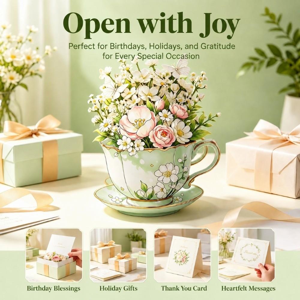 Pop Up Design Pop Up Greeting Card Multicolor Handmade Greeting Card for Wedding