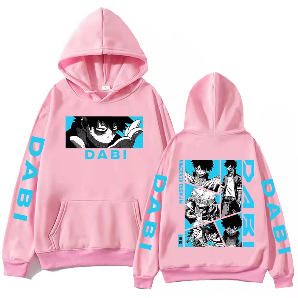 2026 Hot Sale  Anime My Hero Academia Dabi Hoodie Unisex Long Sleeve Fashion Vintage Printed Sweatshirt Trendy Streetwear for Daily Looks
