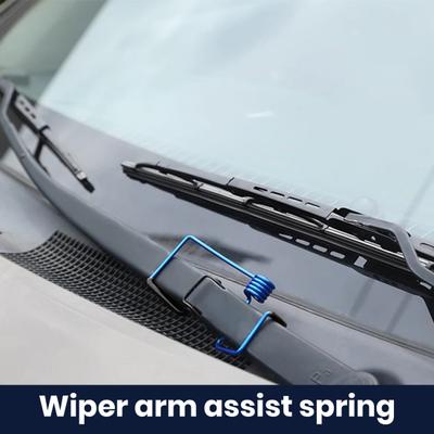Windshield Wiper Arm Pressure Spring Booster Improved Visibility Universal Easy To Install Car Window Wiper Arm Pressure Spring Kit