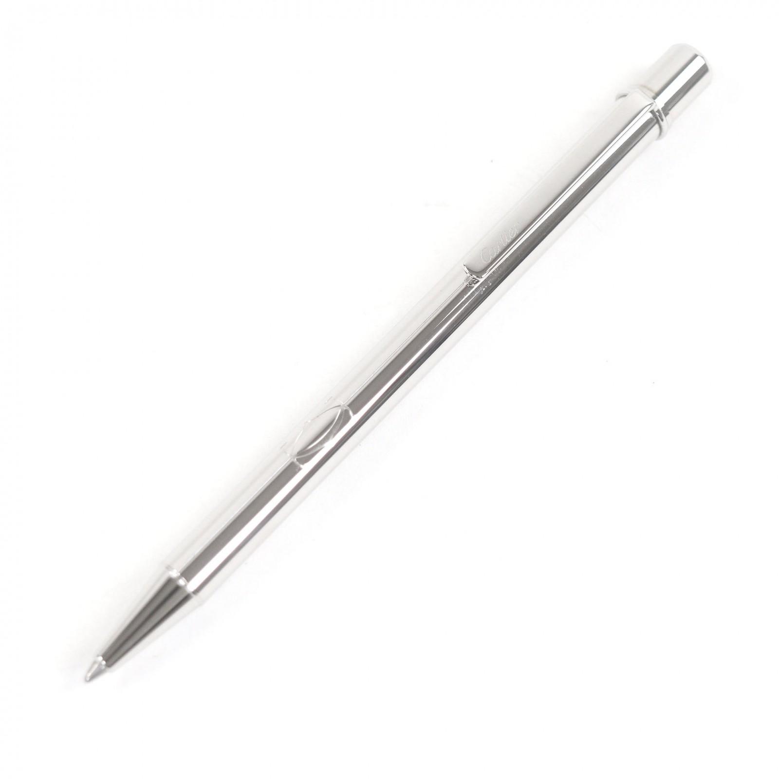 

Excellent Cartier Ballpoint pen Must de Cartier 2C decor Silver Used