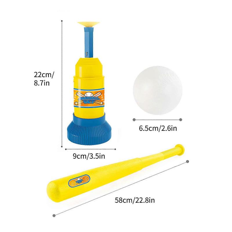 Cat Toys Kids Toys Adjust Baseball Pitching Machine Combination Set Children's Outdoor Baseball Catapult Sports Toy