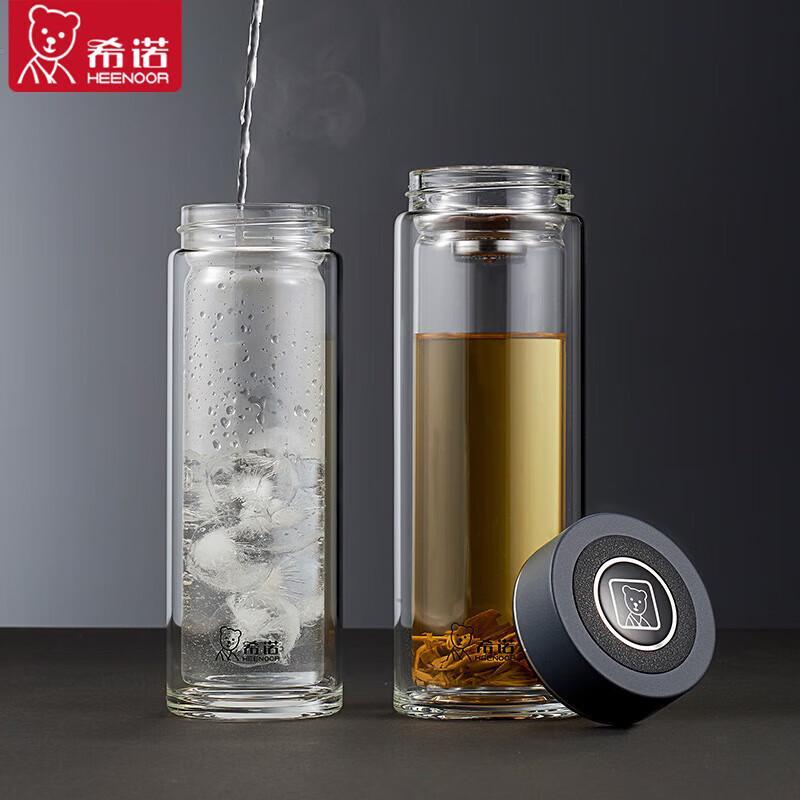Heenoor XN-6781 Double Wall Borosilicate Glass Cup