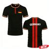 Fashion Germany Flag Graphic T Shirt Men Trendy 3D Printed Football Jersey Cool Streetwear Short Sleeve Oversized Tee Shirts