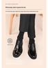 Red Dragonfly Men's Formal Genuine Leather Shoes for Business, Wedding, and Spring/Autumn Occasions.
