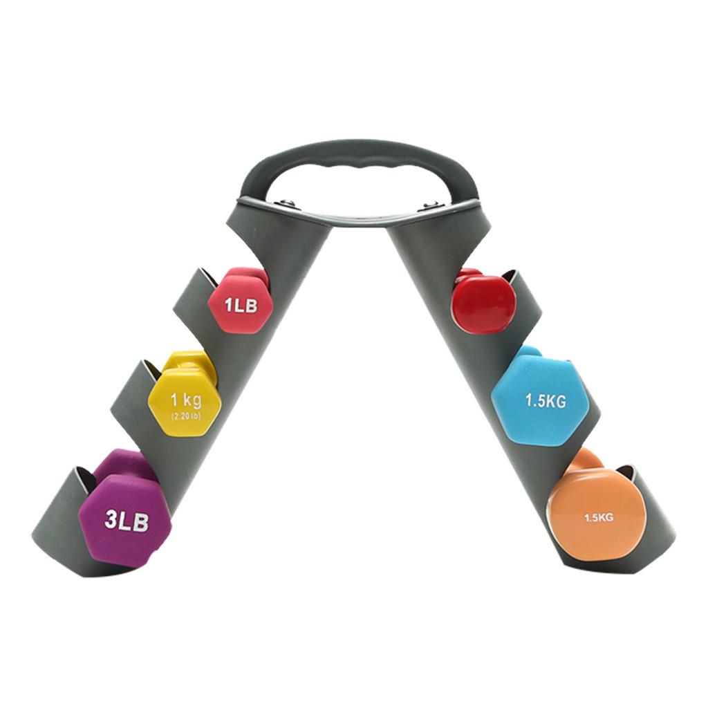 Dumbbell Rack Dumbbell Holder Portable Home 3 Tier Dumbbell Holder Home Exercise