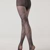 HUGDAY [20 Denier] Hug Lettering Pattern Pantyhose