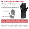 KEMiMOTO Zimní motocyklové rukavice CE Ochranné Černé Guantes Moto Invierno Teplé Rukavice pro dotykovou obrazovku Vodotěsné Větruodolné