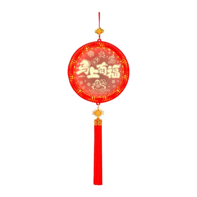 Decorative Holiday Hanging Ornament Glowing Pendant With Low Heat Lighting and Simple Installation for Parties