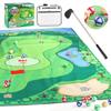 1.78 Meters Golf Game Mat Single-Sided Set, Club Hitting Pad Pasted Ball Sports Outdoor Toys