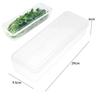 Fresh Box Refrigerator Storage Boxes Scallions Food Container with Lid Cold Crisper Sealed Kitchen Fresh Fruit Fridge Organiser