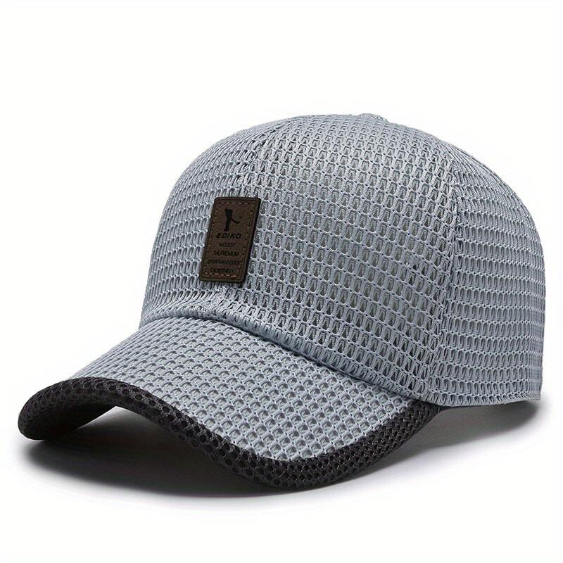 Mens Trucker Sun Hat Women Mesh Breathable Baseball Sports Cap