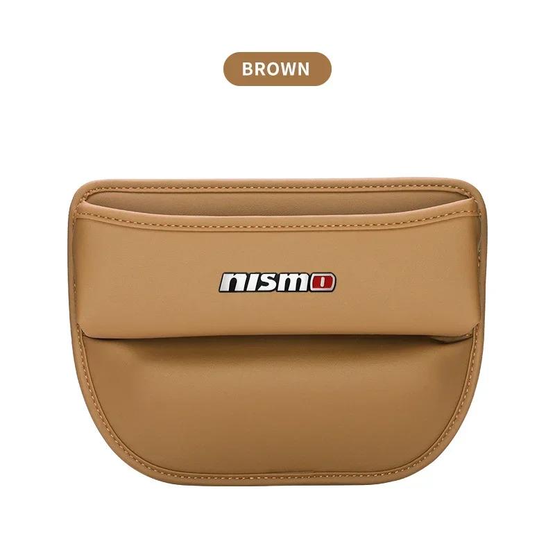 PU-Leder Auto Sitz Seiten-Aufbewahrungstasche Wildleder Spaltfüller Organizer Box Für Nissan Nismo Tiida Teana GTR Juke Note Versa Almera