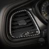 For Dodge Challenger Carbon Fiber Interior Dashboard Air Vent Outlet Cover Trim