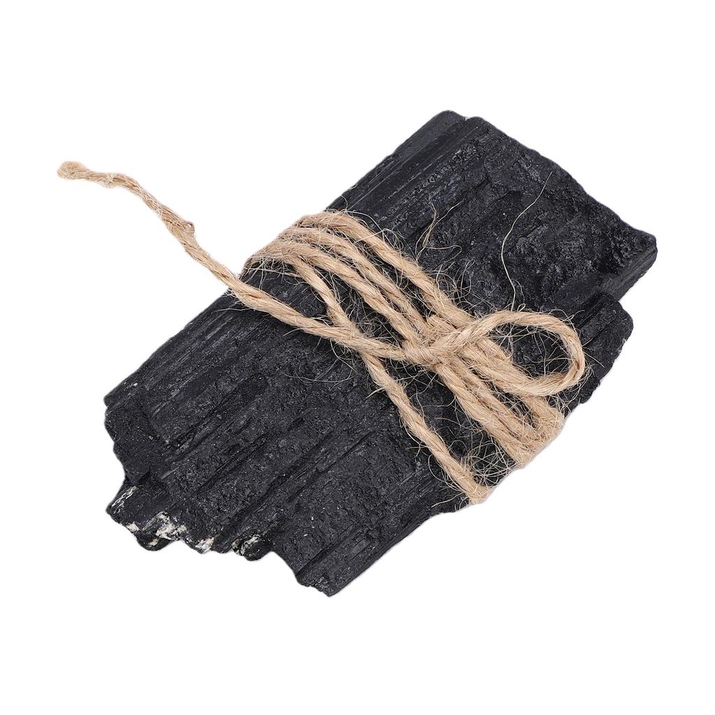 Natural Black Tourmaline Crystal Healing Lucky Rough Tourmaline Stone for Meditation Home Office Decor