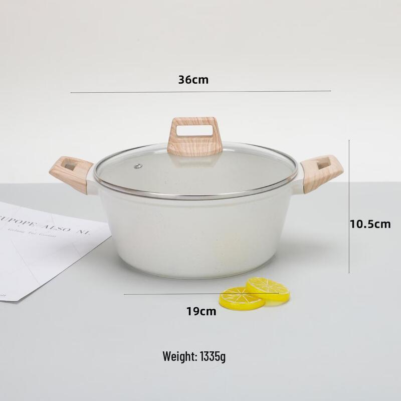 

Hanyou 2-Piece Non-stick Maifan Stone Cookware Set