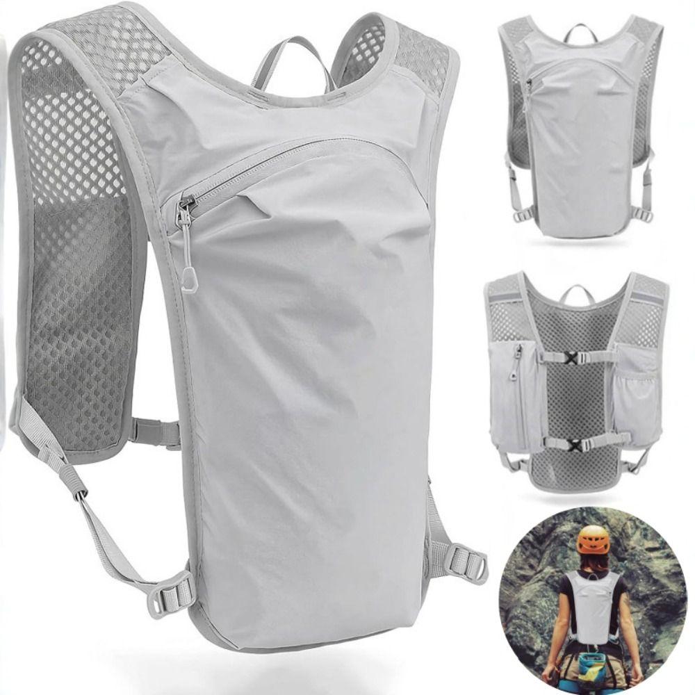 

Waterproof Running Backpack Ultra-light Water Pack Backpack Hydration Vest Men and Women серый