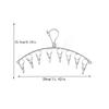 Clothes Drying Hanger with 32 Clips / 8 Clips Socks Underwear Drying Folding Laundry Hanging Rack