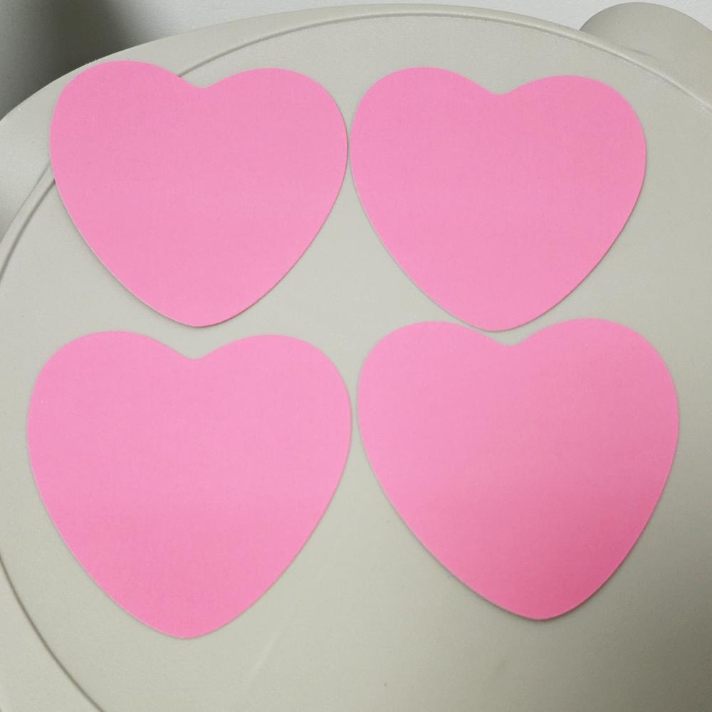 8,5 x 8,5 cm Liebesgeständniskarten, 55 Stück herzförmige Orakelkarten für Verliebte mit Bedeutungen darauf