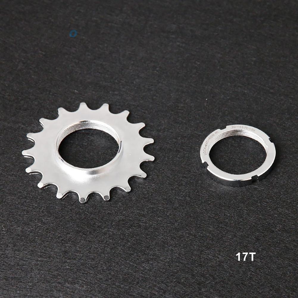 13t/14t/15t/16t/17t Fixed Gear Bicycle Wheel Cogs Sprocket With Lock Ring Cycling Accessories For Fixie Track Bike Hub