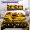 Ronaldo's Prince Neymar's Journey Glory Bedding Set, Breathable Duvet Cover with Pillowcases, Soft Bed Linen for Bedroom Home Decoration, Perfect Fest