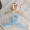 2025 Summer Hand-Painted 13cm Large Shark Hair Clip for Elegant Updos