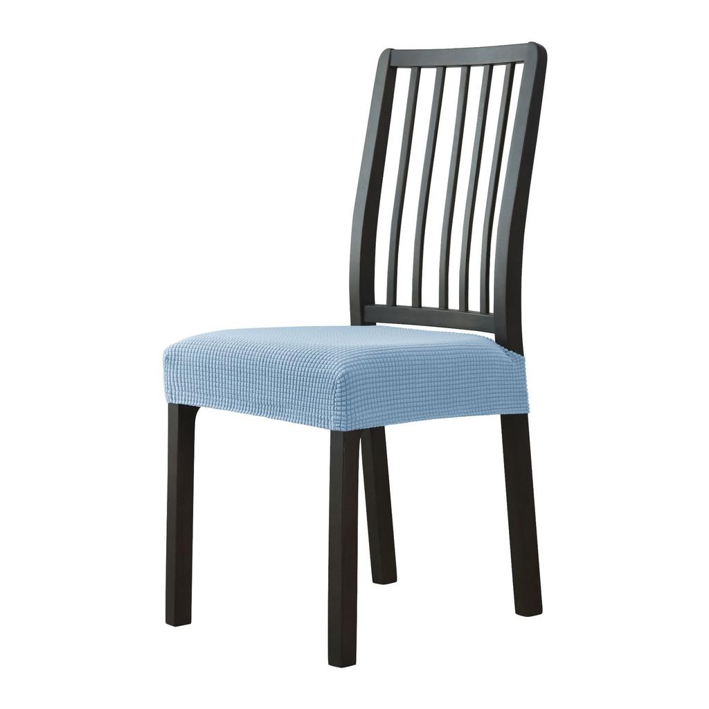 Elastischer Unifarbener Bedruckter Sitzbezug für Überwürfe für Esszimmerstuhl-Schutz Stuhlbezug Dick Stretch Stuhlhülle Kissen