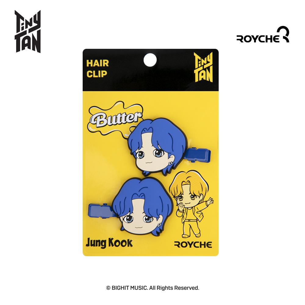 

БТС (Бантан Бойз) Заколка для волос TinyTAN с маслом, официальная, оригинальная, аутентичная, K-POP, айдол