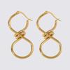304 Stainless Steel Infinity Knot Dangle Earrings for Women