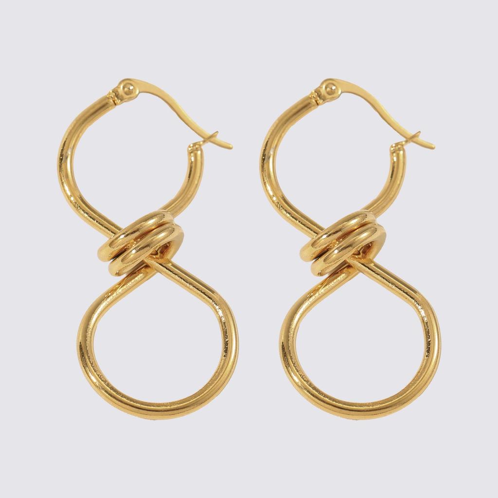 304 Stainless Steel Infinity Knot Dangle Earrings for Women
