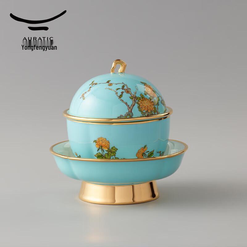 Фарфоровый набор супниц Yongfengyuan Lady Porcelain West Lake Blue