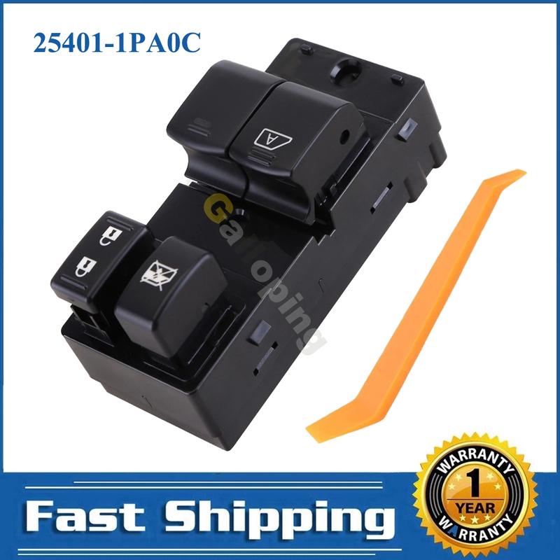

For 2012- Nissan NV1500 NV2500 NV3500 Master Electric Power Window Switch Lifter Control Button Car Accessories 25401-1PA0C