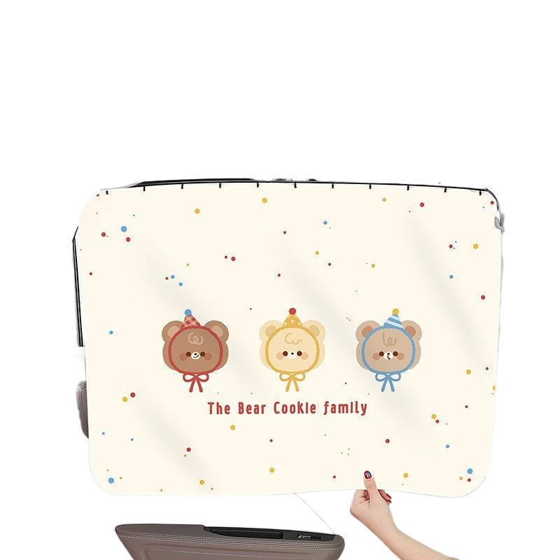 Car Window Sunshade: Sliding Rail Blackout Curtain for Baby Privacy and Sun Protection