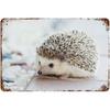 Animals Metal Tin Signs Sweet Cheeks Hello Posters Plate Wall Decor for Home Garden Bars Man Cave Cafe Clubs Retro Poster Plaque
