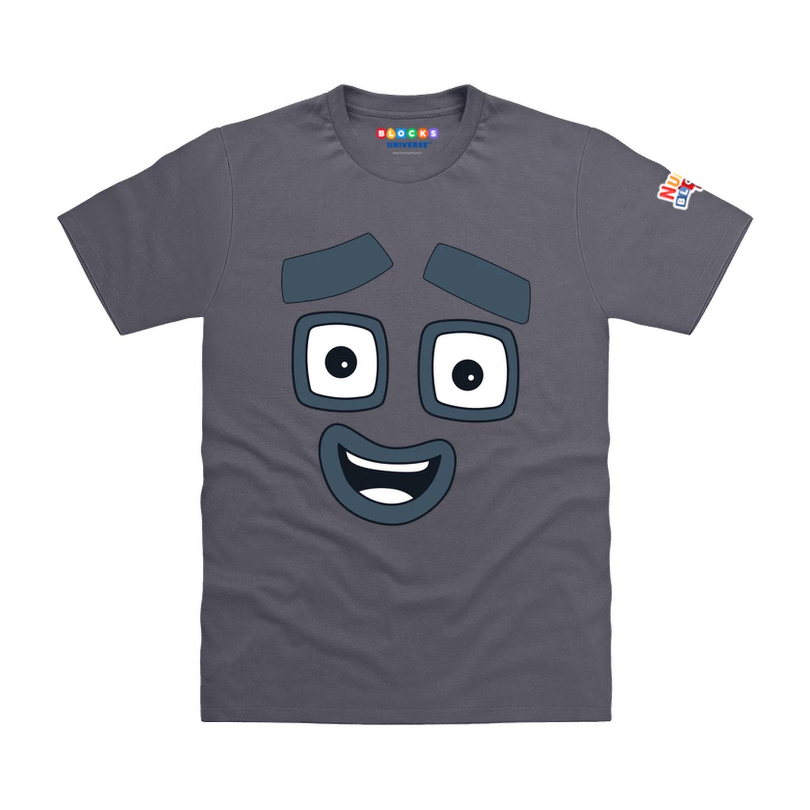 Officially Licensed Numberblocks - Numberblock Nine s Face Kids T-Shirt 100