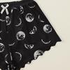 Eclipse Moon Child Letter Print Camisole & Shorts Set