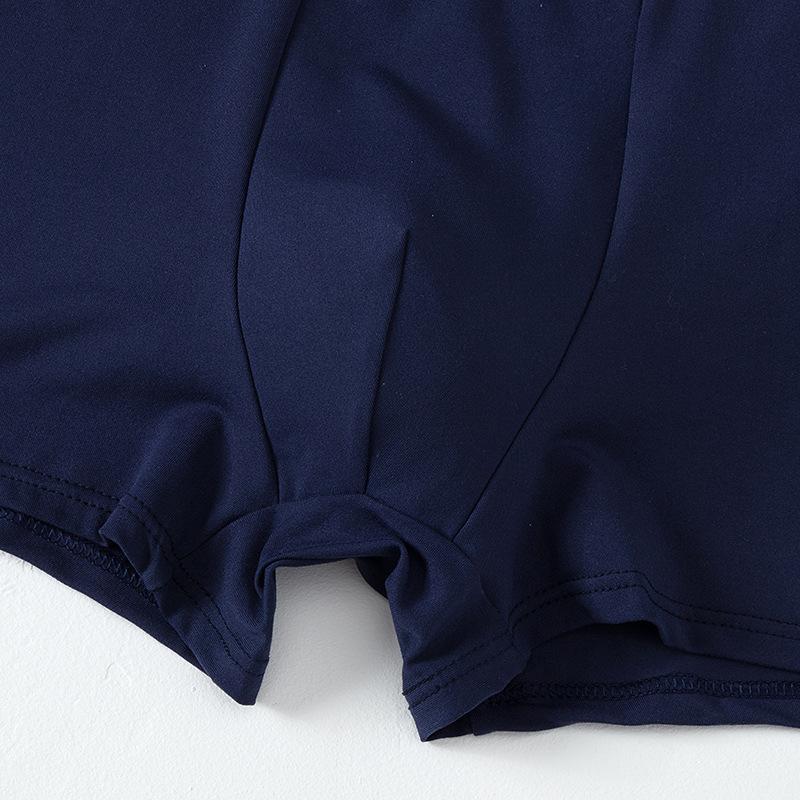 Lenjerie intimă pentru bărbați, de culoare solidă, simplă, la modă și casual, cu talie elastică și pantaloni cu croială dreaptă