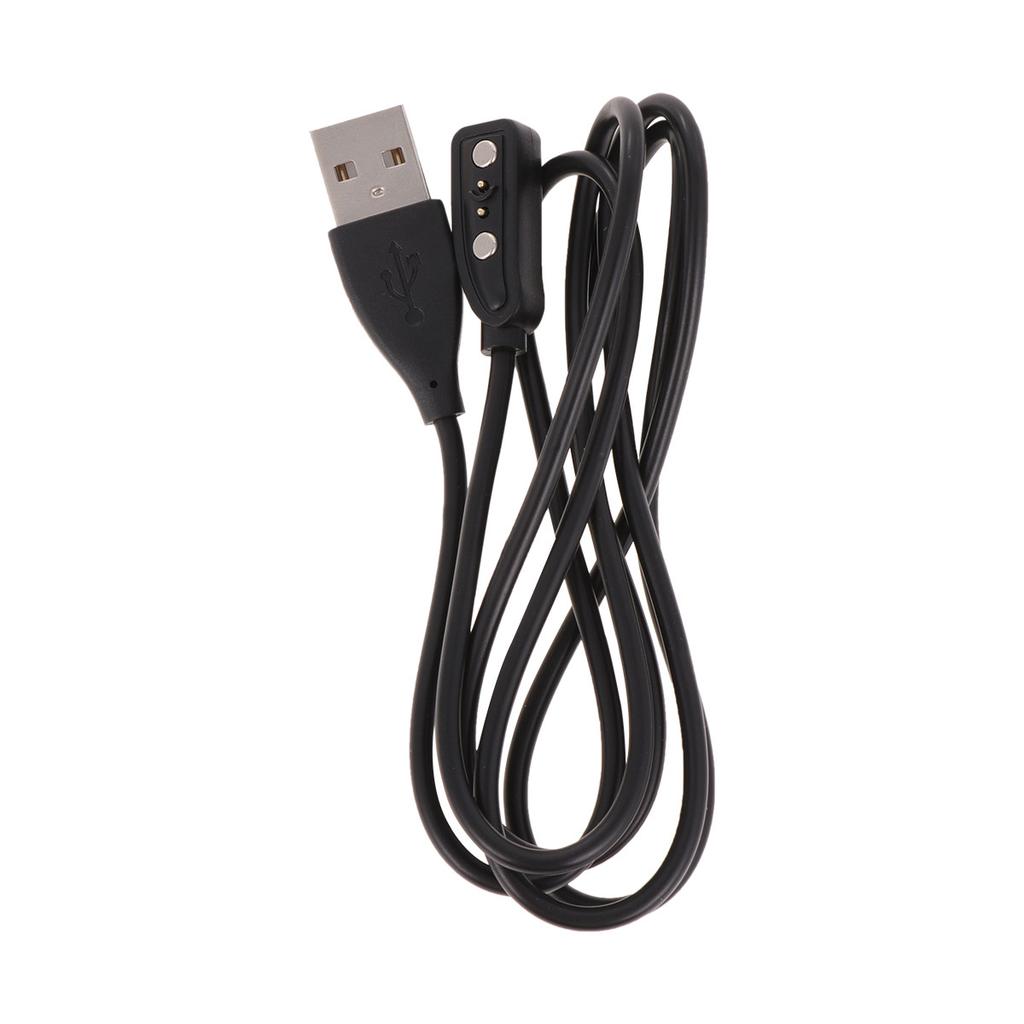 USB Magnetic Charging Cable Fast Cord for Pebble 3 Smart Watch Black Cable Charging Cord